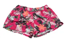 Patagonia Floral Swim Shorts Tropical Hawaiian Micro Magenta Women's Size Medium