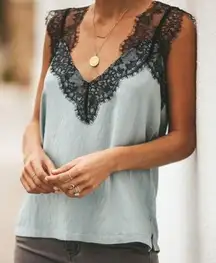 One More Night Lace Cami Tank