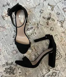 Black Suede Heels 