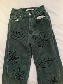 PacSun green corduroy pants