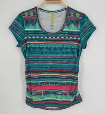 Title Nine Technical Performance Tee Size Small Multicolor Activewear Hiking