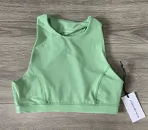 WeWoreWhat Fair Green Active Racerback Bra