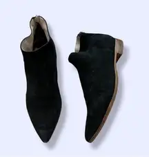 Miu Miu Black Suede Ankle Boots