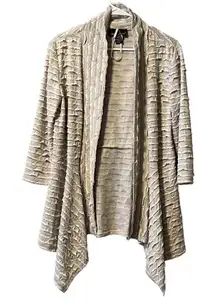 Frank Lyman Cardigan Size 12‎ Textured Classic City Designer Modern Professional