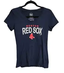 '47 Boston Red Sox navy team tee size small