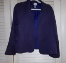 Vintage Chico's purple silk/rayon/nylon/wool jacket 2 (L) Perfect condition