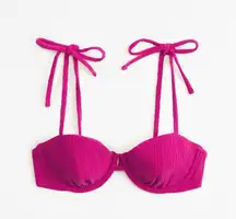 Abercrombie & Fitch Tie-Strap Underwire Bikini Top XXS NWT