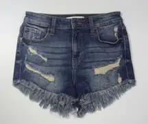 Eunina Blue Distressed Jean Shorts 🩳 💙