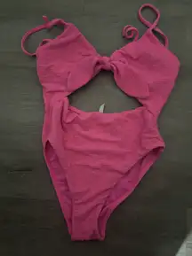 Hot Pink One Piece Swimsuit 