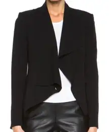 Helmut Lang Flash Drape Blazer Black XS
