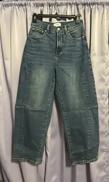 Pistola high rise ankle barrel jeans