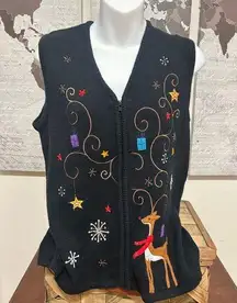 Kim Rogers Christmas Vest Small Petite