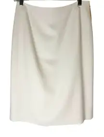 Diane Von Furstenberg DVF Shilah Skirt in Powder (Ivory White) sz. 10