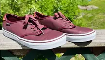 Vans Womans Comfycush Era Sneakers Sz 10 Burgundy￼
