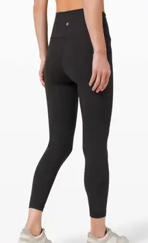 Lululemon Wunder Train High-Rise Size 4 Legging Tight Inseam 25" Black