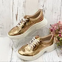 Katy Perry “Vandall” Metallic Sneakers 5.5