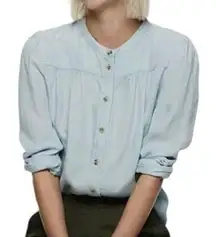 PopSugar XL button down blouse top TLS2 2003