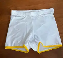 Stella McCartney White Spandex Shorts Size Small