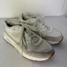 Nike Air Max SC‎ Casual Sneakers White Beige Suede Mesh Athletic Shoes