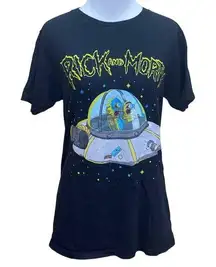 Rick and Morty Spaceship Space T-Shirt Small