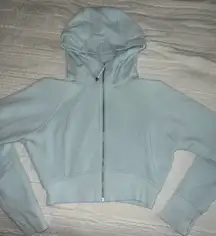 Lululemon Cropped Scuba Full-Zip Hoodie