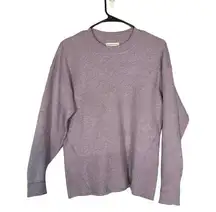 Cupcakes and Cashmere Lilac Purple Crew Neck Pullover Knit Sweater Women Sz S