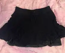 black pink lily skirt