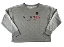 MLS Atlanta United FC Women's Sweatshirt in Grey, XL