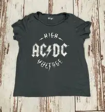 AC/DC  HIGH VOLTAGE GREY T SHIRT