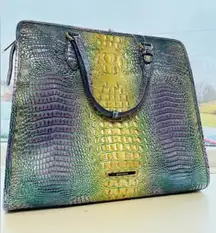 Brahmin Tia Viola Ombré Melbourne Tote Bag NWT​​​​​​