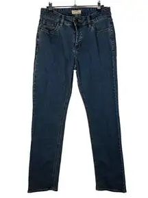 Blue Mountain Dark Blue High Rise Straight Leg Jeans 8