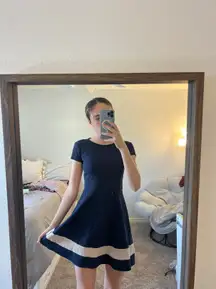 Navy Blue Work Dress