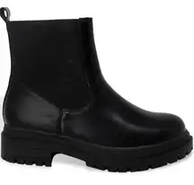 Women’s Chunky Chelsea Combat Ankle Booties