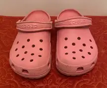Crocs Classic Clogs Women's Size‎ 7/8 Hot Pink Slip On Shoes Excel condition