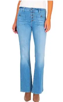 High Rise Flare Jeans 