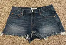 Low Rise Jean Shorts