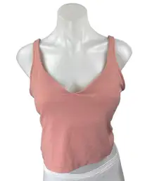 Lululemon Align Pink Sleeveless V Neck Cami Camisole Athletic Tank Crop Top 14