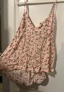 Volcom tank top open back 