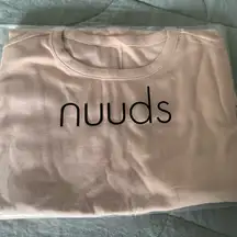 New NUUDS Ribbed Long Sleeve Shirt Medium