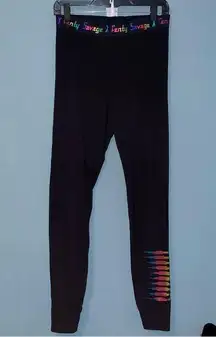 Savage x Fenty Forever Savage Legging with Rainbow Logo Size Large