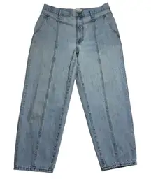 Madewell Womens Balloon Jeans Size 30 Light Wash High Rise Denim Y2K