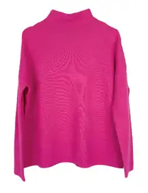 French Connection Babysoft Lena Mock Neck Sweater Pink Size Small S