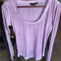 Rock & Republic Lilac Long Sleeve Blouse
