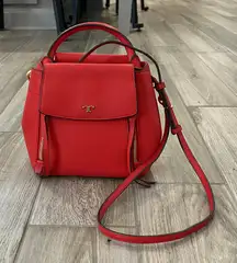 Tory Burch Red Leather Handbag