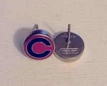 coach signature c multi colored earring