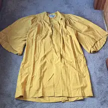 Cokesbury Mustard Yellow Graduation Gown SIZE 46