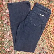 Michael Kors Darker Wash Semi-Bootcut Jeans