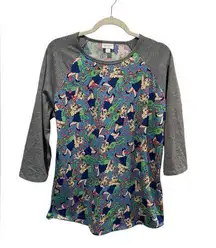 Disney Kermit and‎ Miss Piggy LuLaRoe Randy Shirt size large