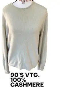 Y2K VTG. 4 PC. 90'S NEUTRALS STRIPES DRESS SWEATER TOP LARGE/XLARGE‎