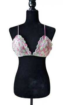 Checkered bikini Top